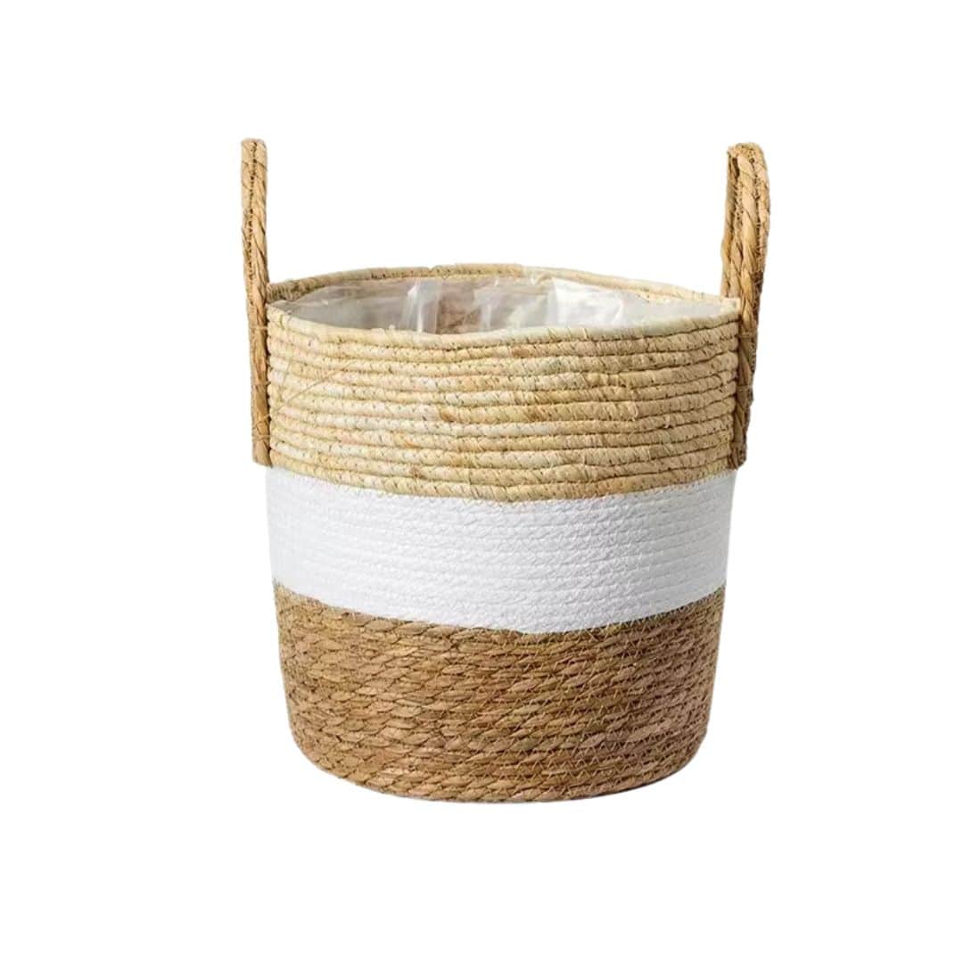Pot de Fleur Original en Rotin