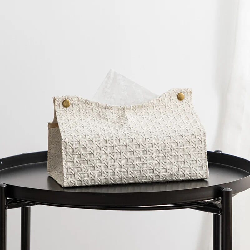 Sac Rotin de Style Moderne en Simili Cuir