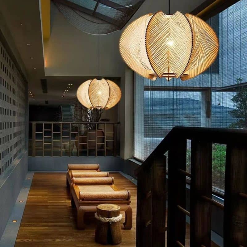 Suspension Bois Chic et Moderne