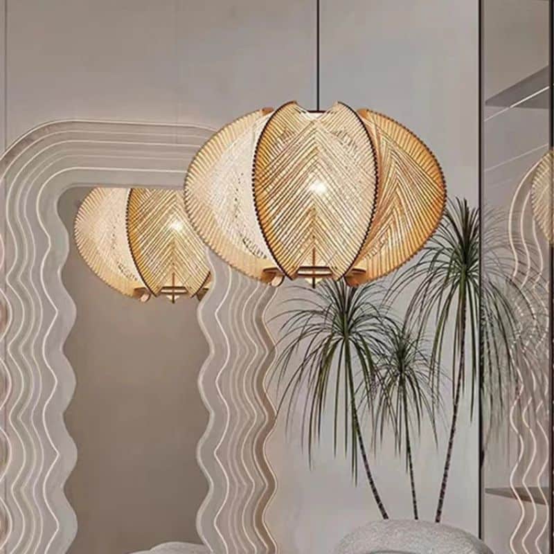 Suspension Bois Chic et Moderne