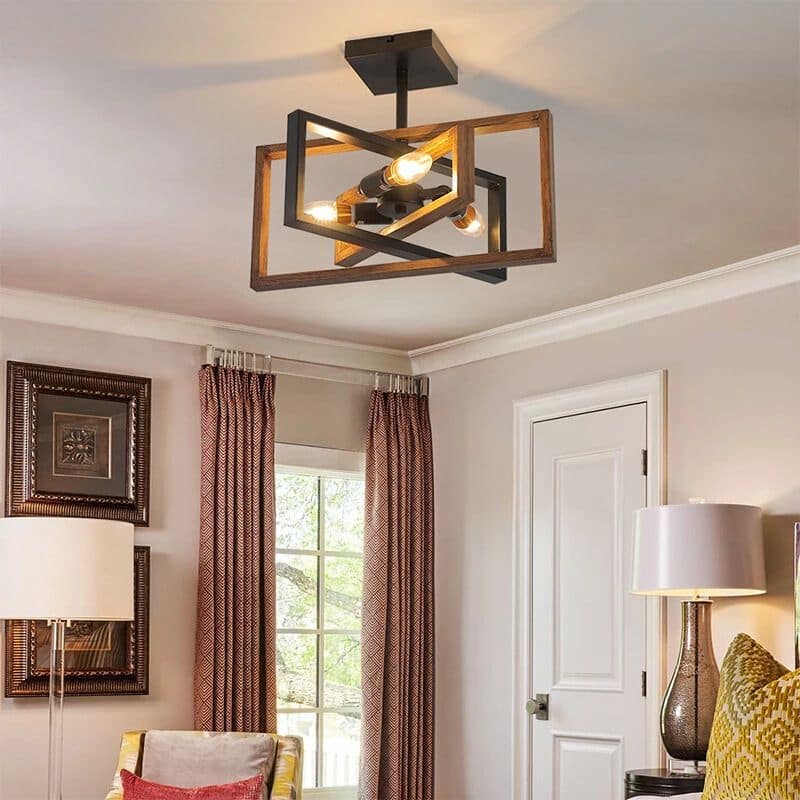 Suspension Bois au Design Original et Élégant