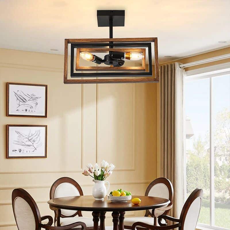 Suspension Bois au Design Original et Élégant