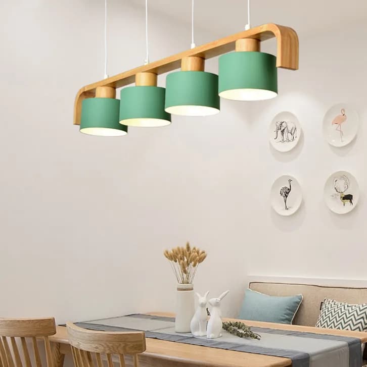 Suspension Bois LED Résistante et Durable