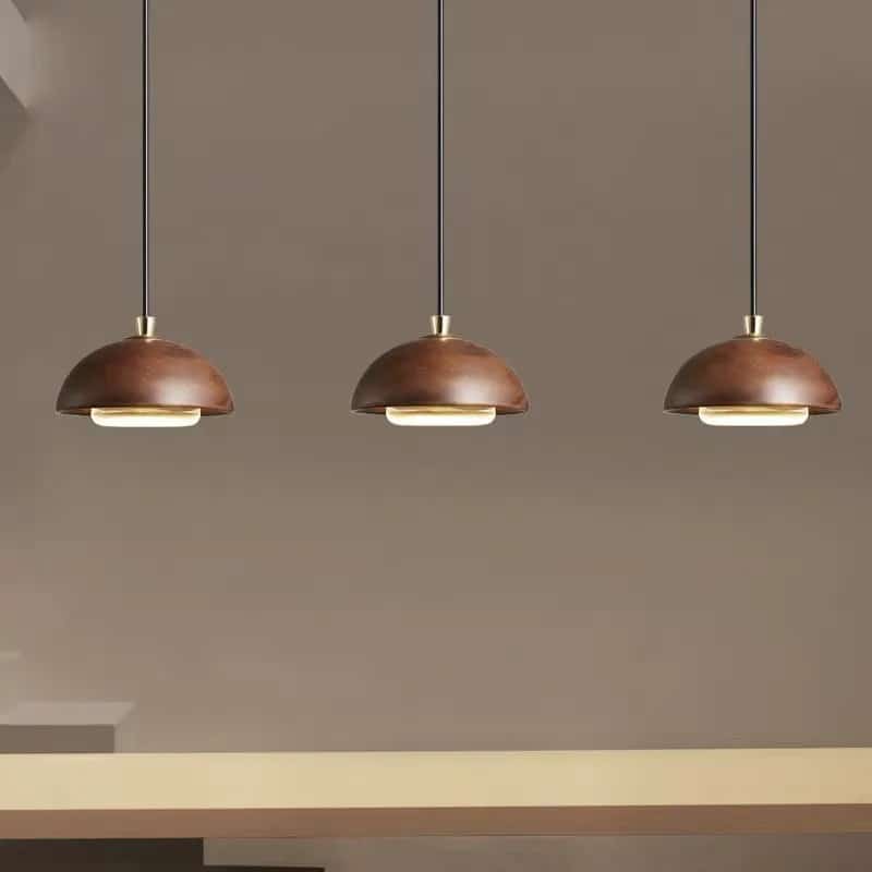 Suspension Bois Moderne au Design Nordique