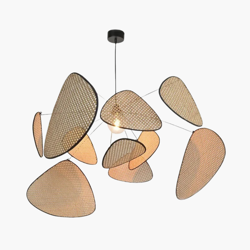 Suspension rotin cannage multiple | Petal