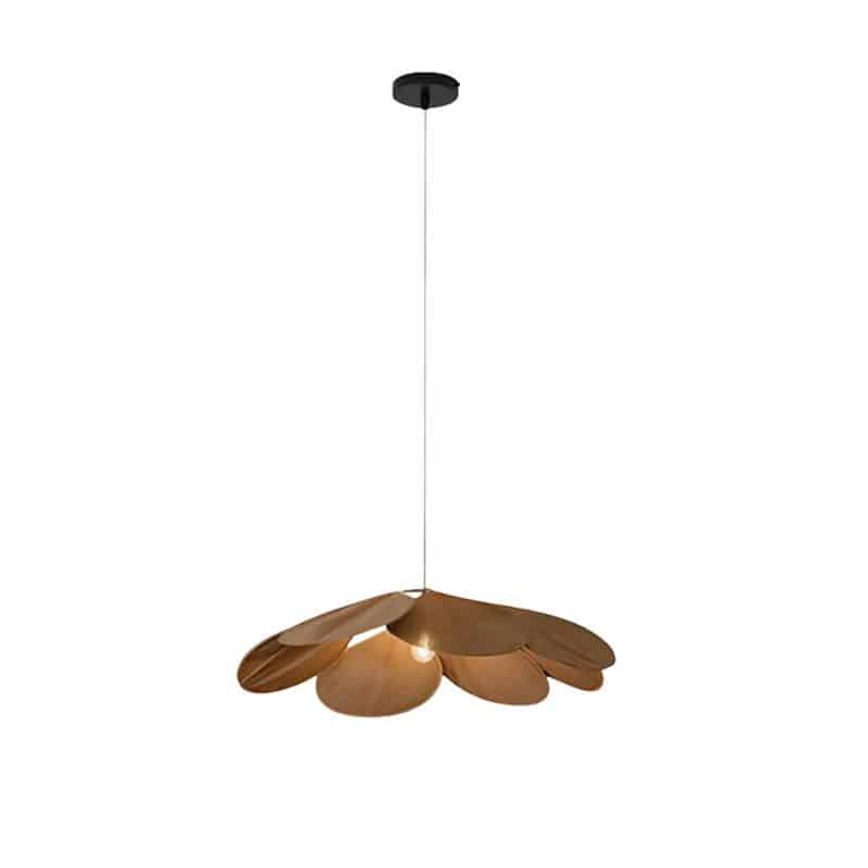 Suspension Pétale Design et Créative Effet Rotin