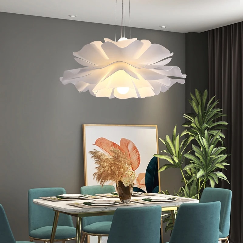 Suspension Pétale de Style Moderne au Design Nordique