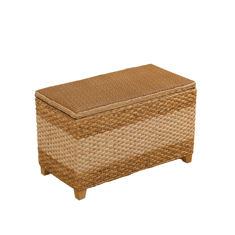 Tabouret de rangement rectangulaire