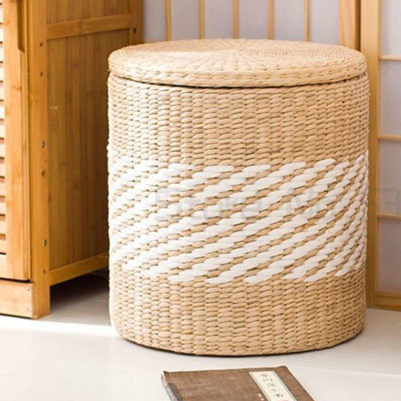 Tabouret de rangement rond