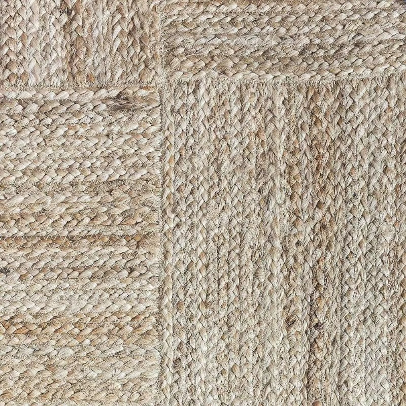 Tapis Effet Osier Rustique à Rayures