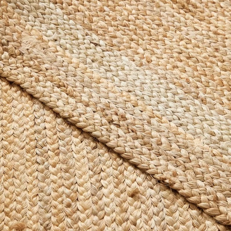 Tapis Effet Osier de Style Pastoral