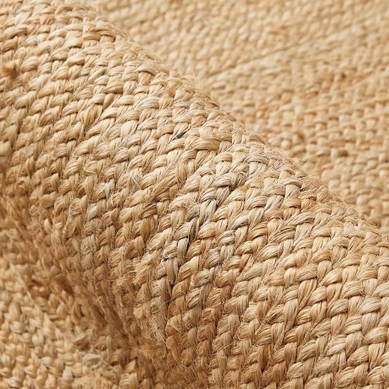Tapis Effet Osier de Style Pastoral