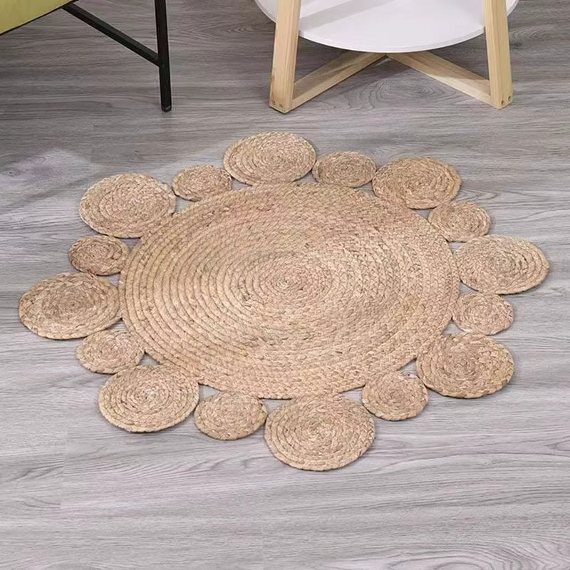 Tapis Osier Rond et Original