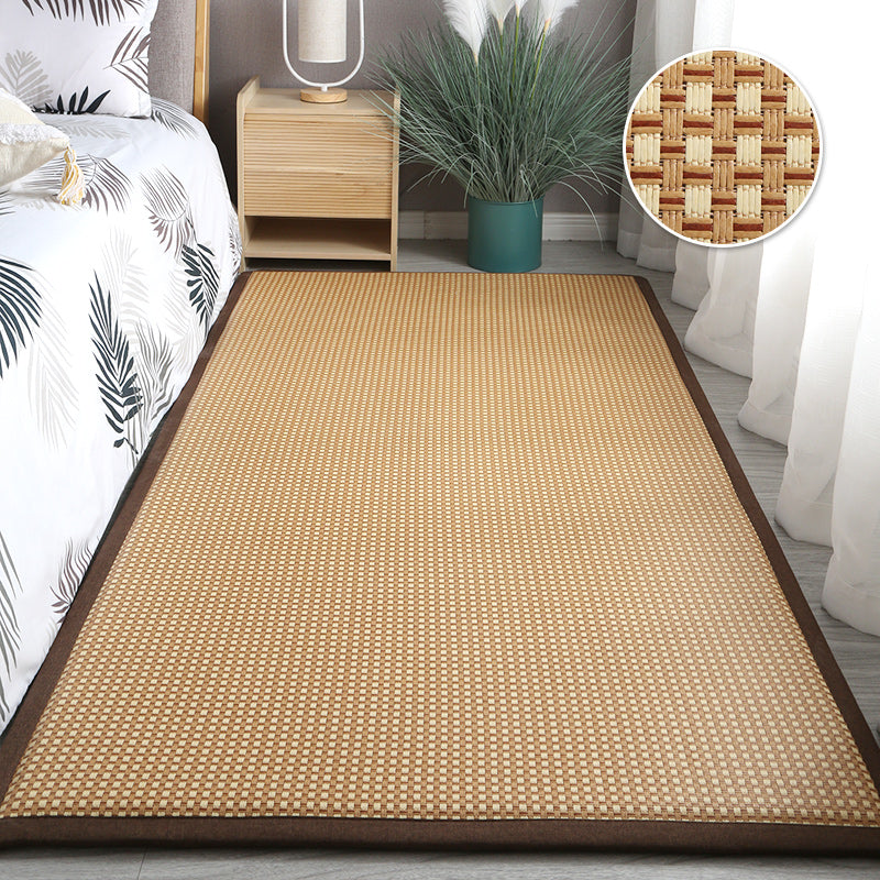 Tapis rectangulaire en rotin synthétique