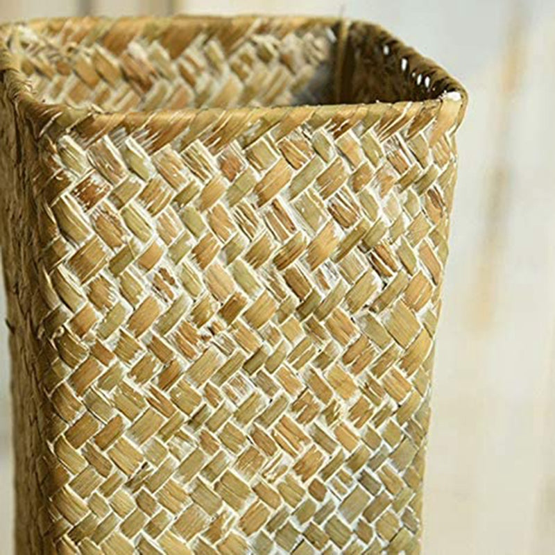 Vase à fleurs en rotin pour la décoration de maison