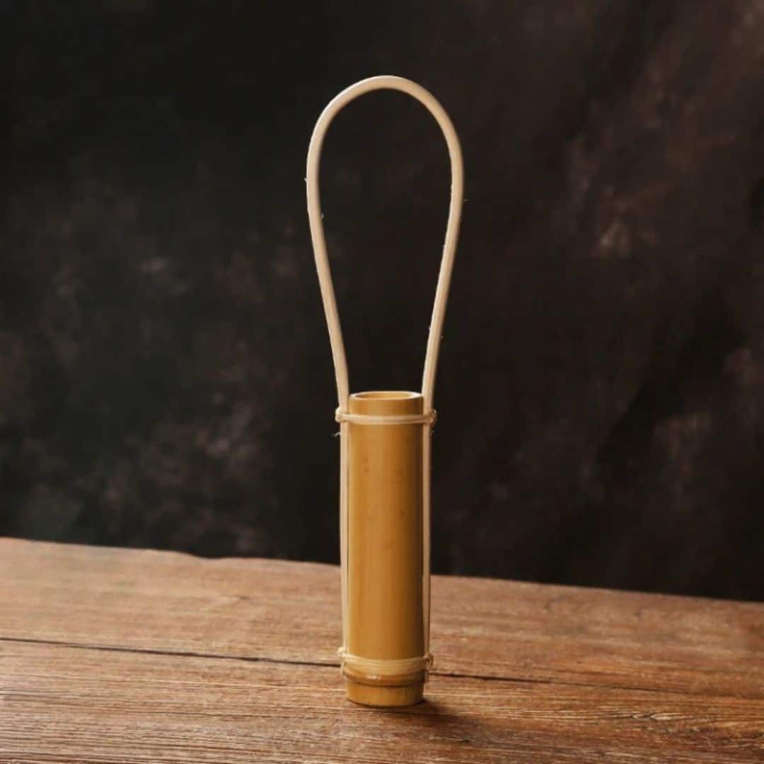 Vase en Bambou de Style Rétro