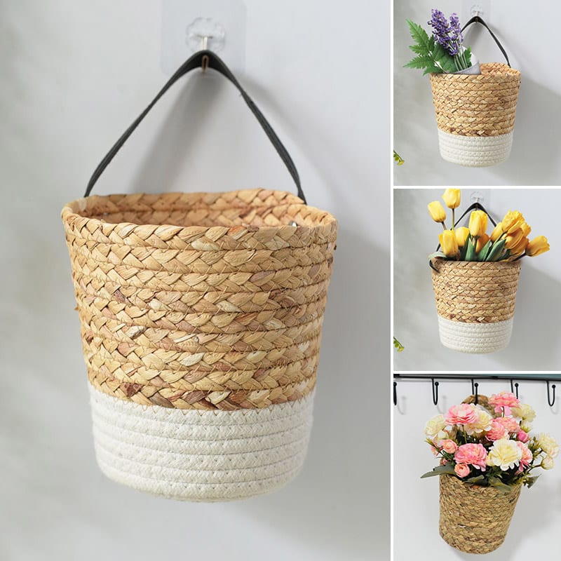Vase suspendu blanc