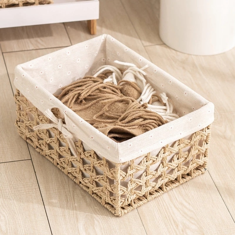 Panier de rangement tissé 3 tailles différentes