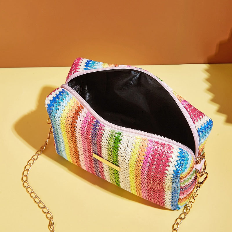 Petit sac à main multicolore pour femme