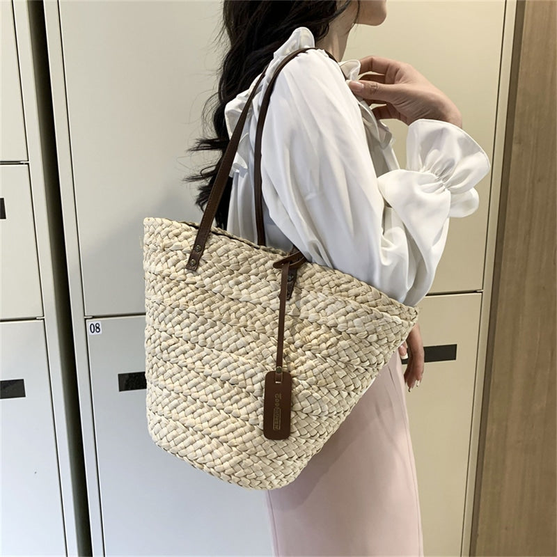 Sac à main bohème en paille pour femmes