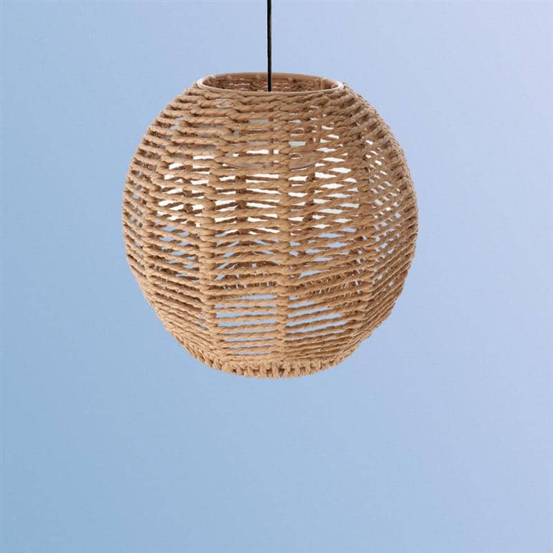 Abat-Jour rustique tissé