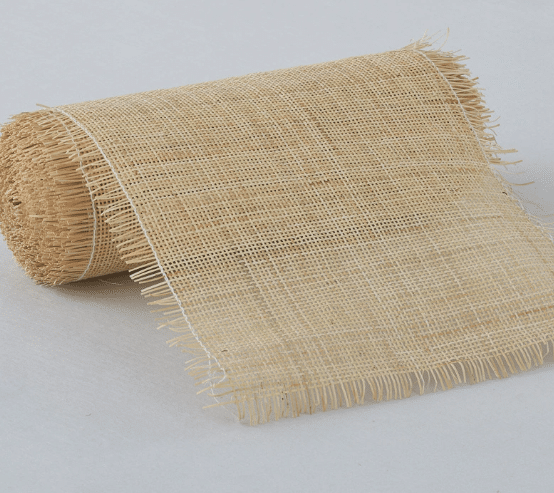 Rouleau de toile maillage carré en rotin