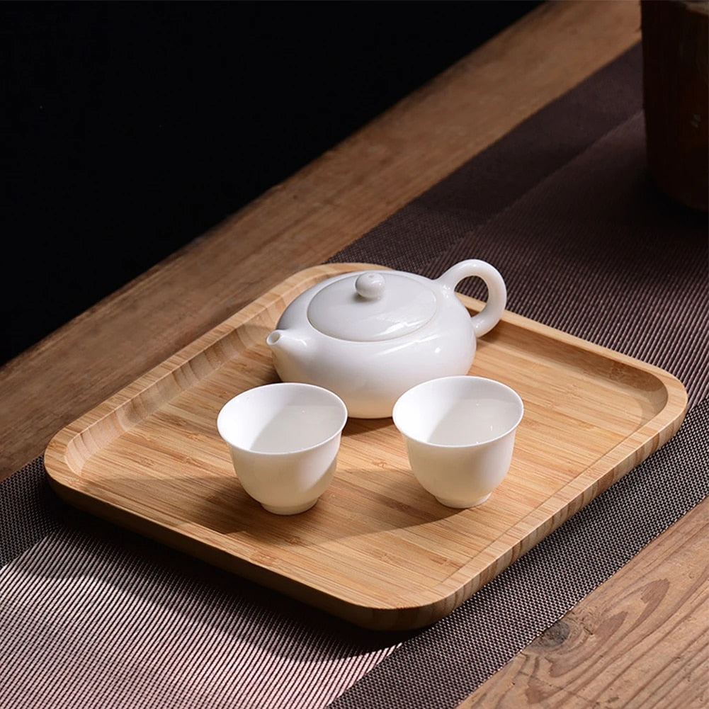 Assiette Bambou au Design de Plateau
