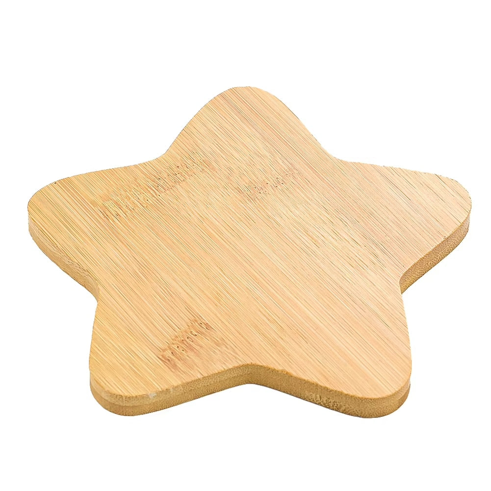 Assiette Bambou en Forme d’Étoile