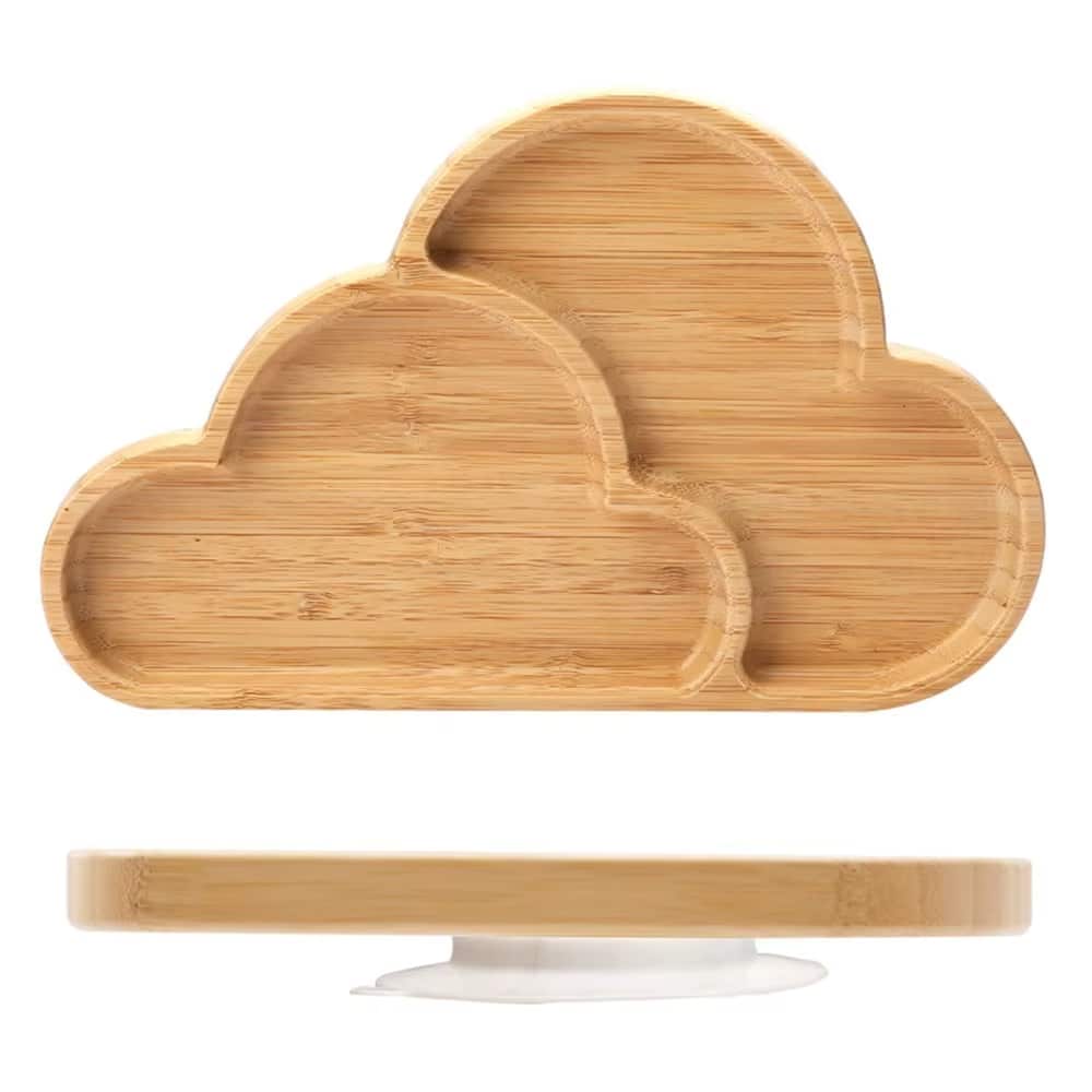 Assiette Bambou en Forme de Nuages