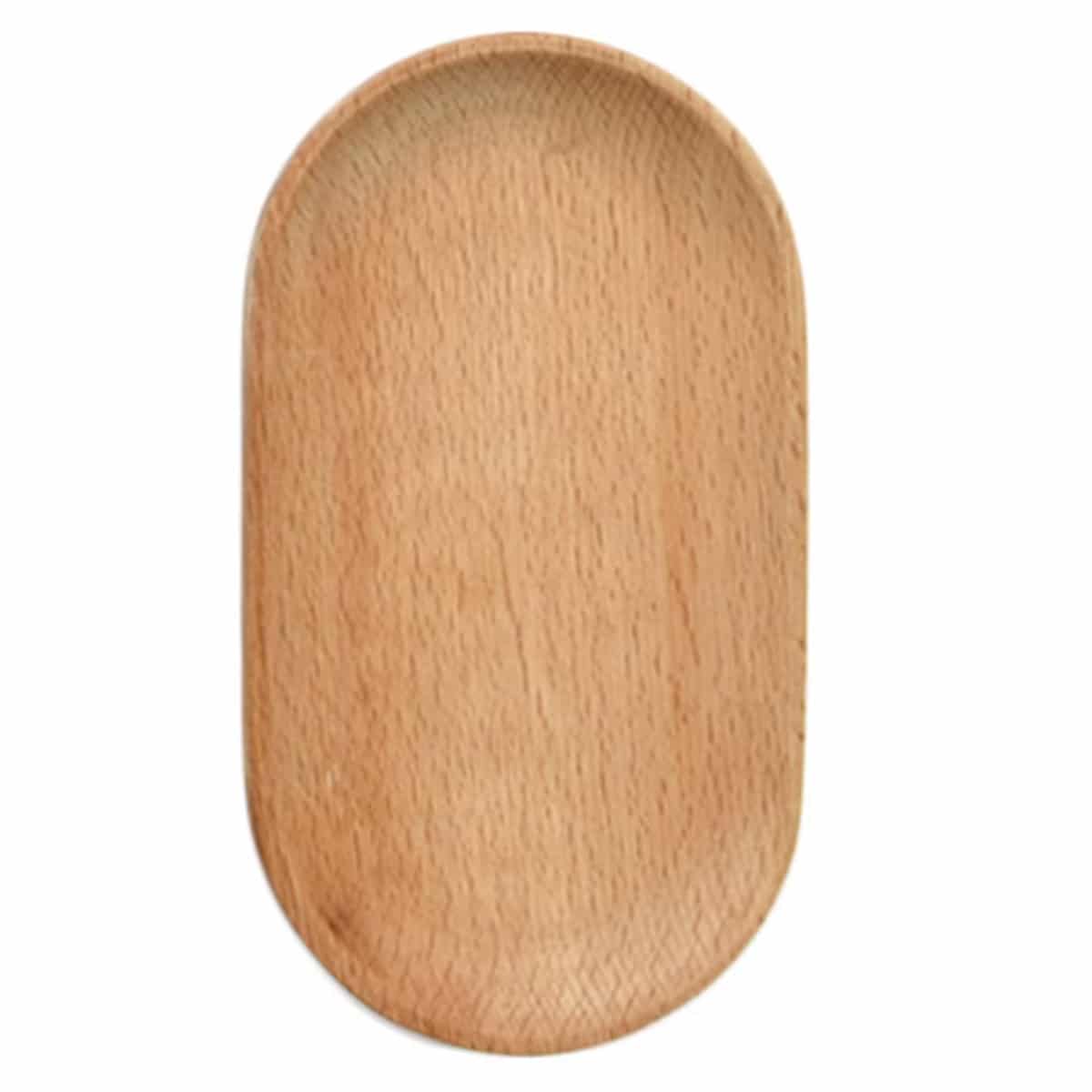 Assiette Bambou Ovale et Rétro
