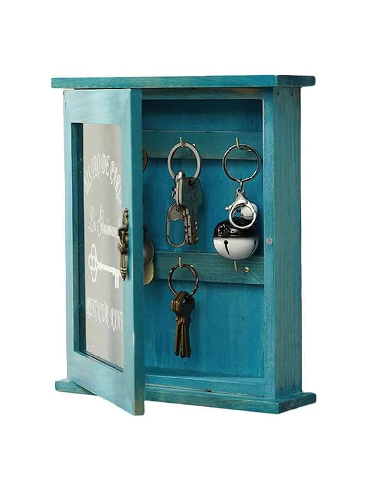 Boîte à Clés Rétro en Bois