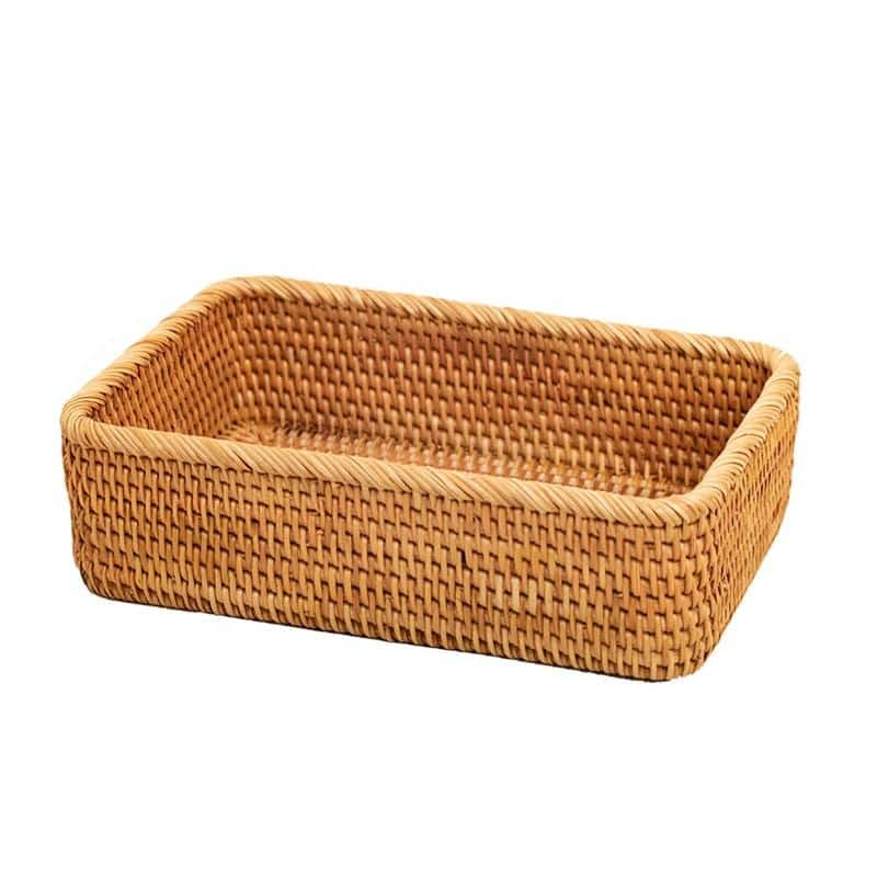 Boîte de décoration en rotin