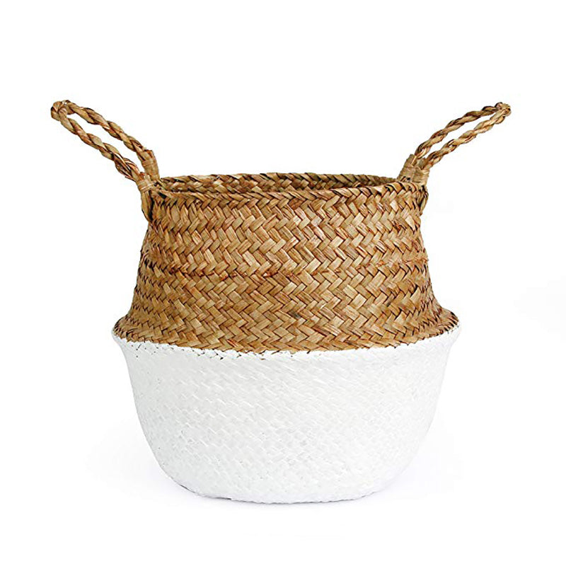 Cache pot en Rotin fait à la main style Boho