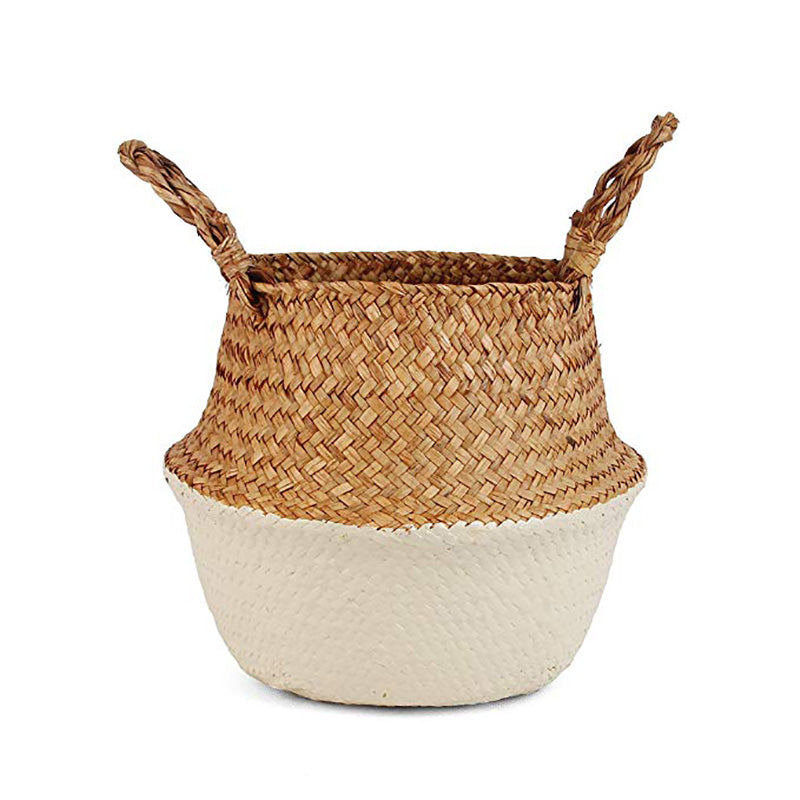 Cache pot en Rotin fait à la main style Boho