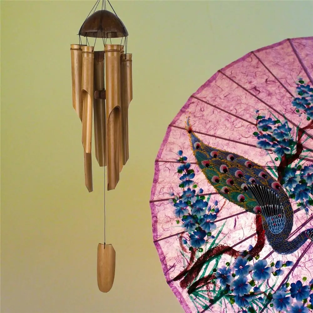 Carillon Bambou à Vent Tendance de Style Artisanal