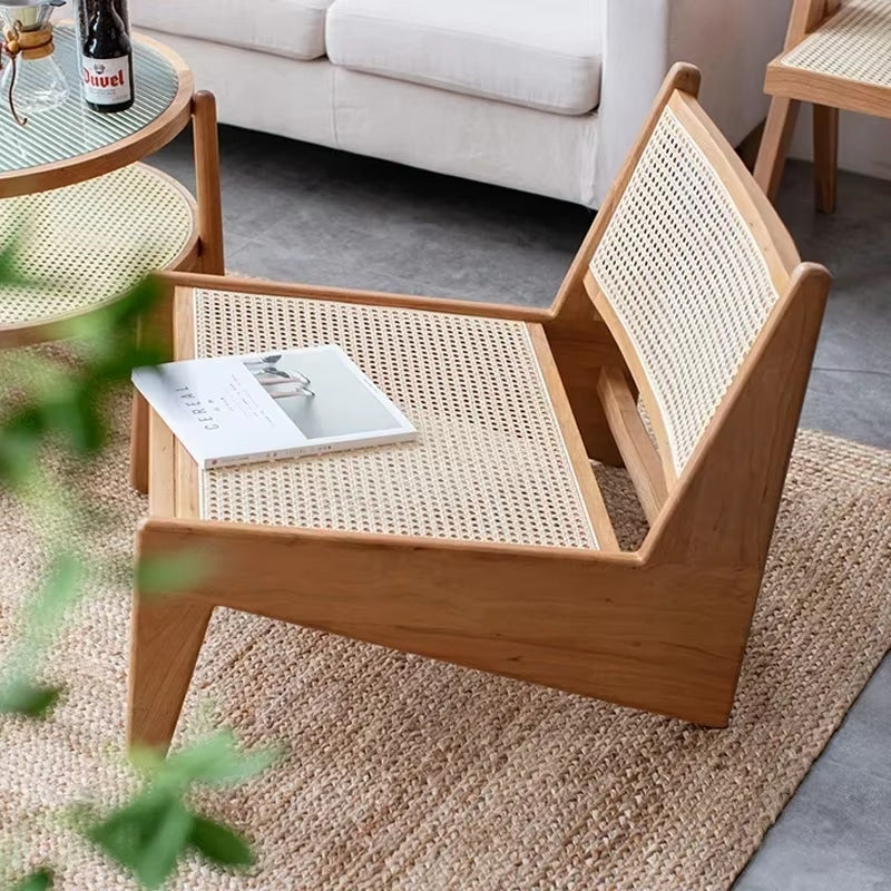 Chaise Osier Basse et Nordique