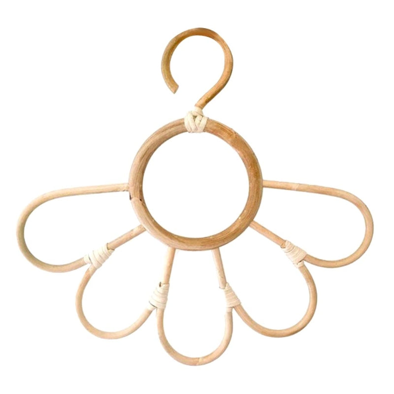 Cintre tournesol en rotin pour enfant