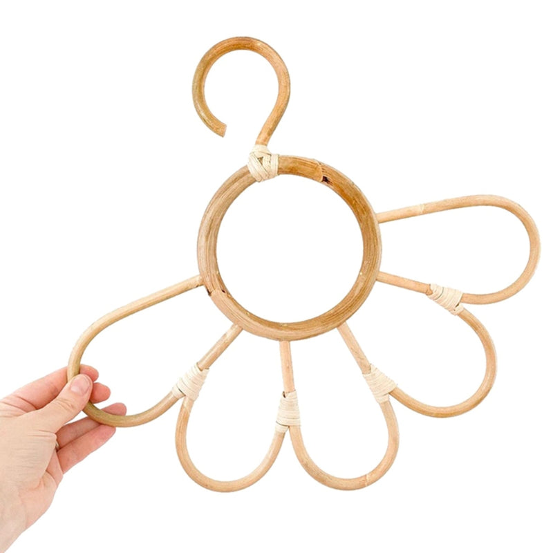 Cintre tournesol en rotin pour enfant
