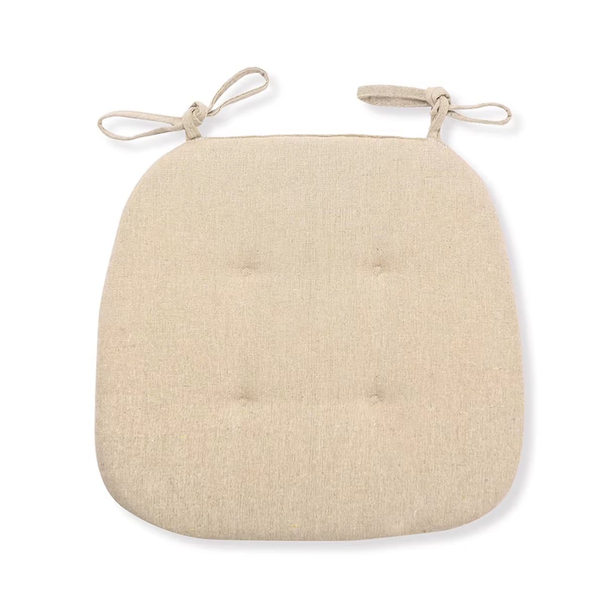 Coussin Chaise Rotin Beige en Coton