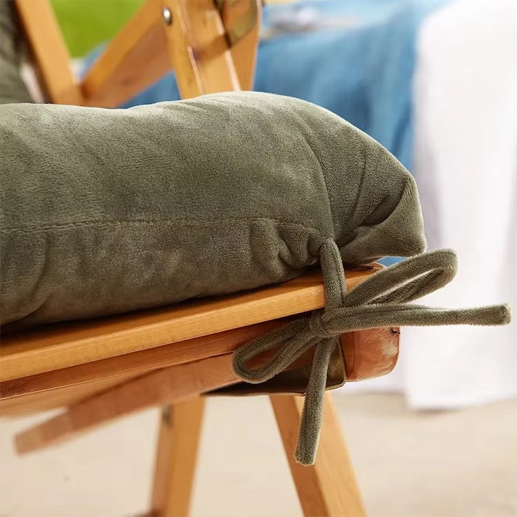 Coussin Chaise Rotin Long et Vert