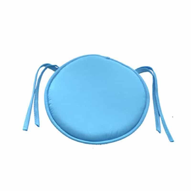 Coussin Chaise Rotin Rond à Lacets