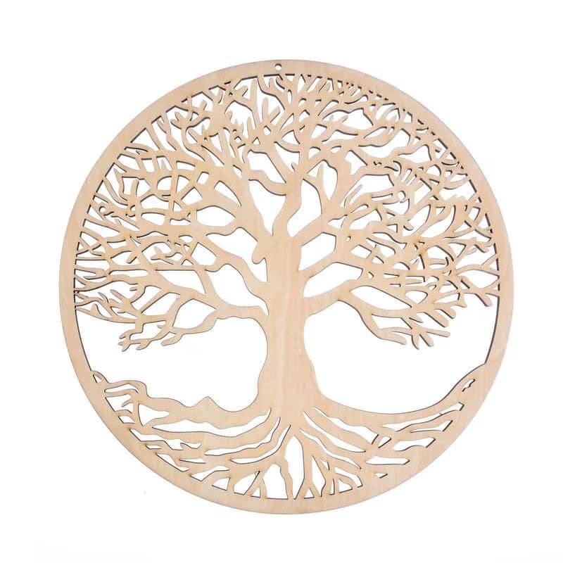 Décoration Murale Arbre de Vie en Bois