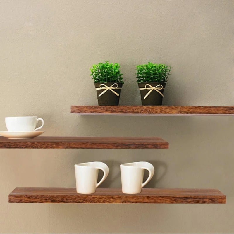 Étagère Bois Rustique et Décorative