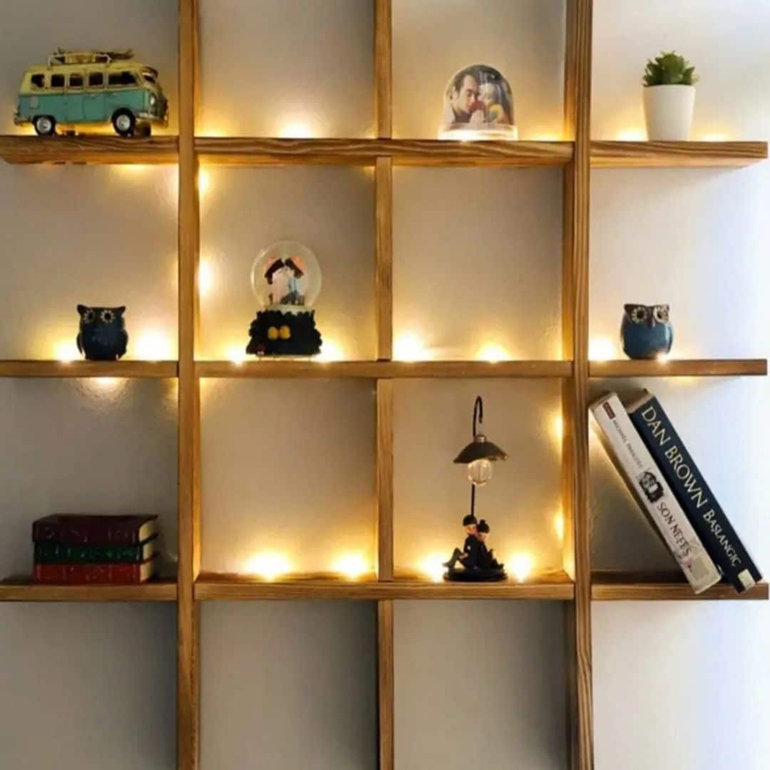 Étagère Murale Bois Décorative