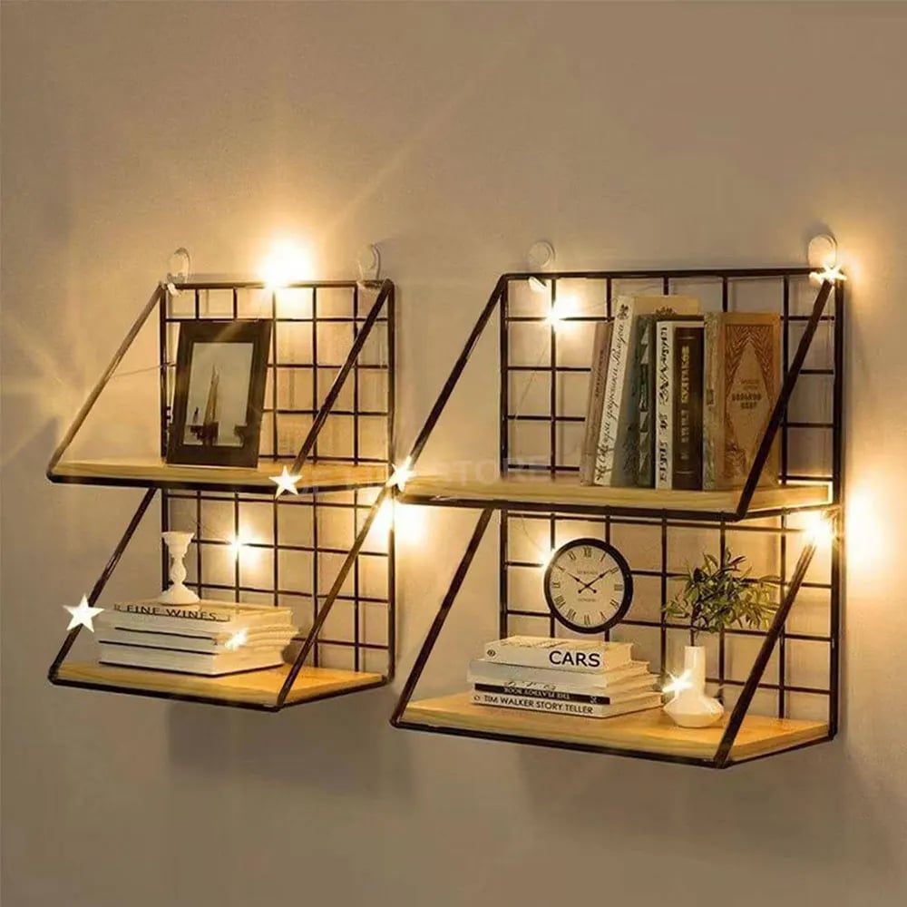 Étagère Murale Bois Polyvalente et Moderne
