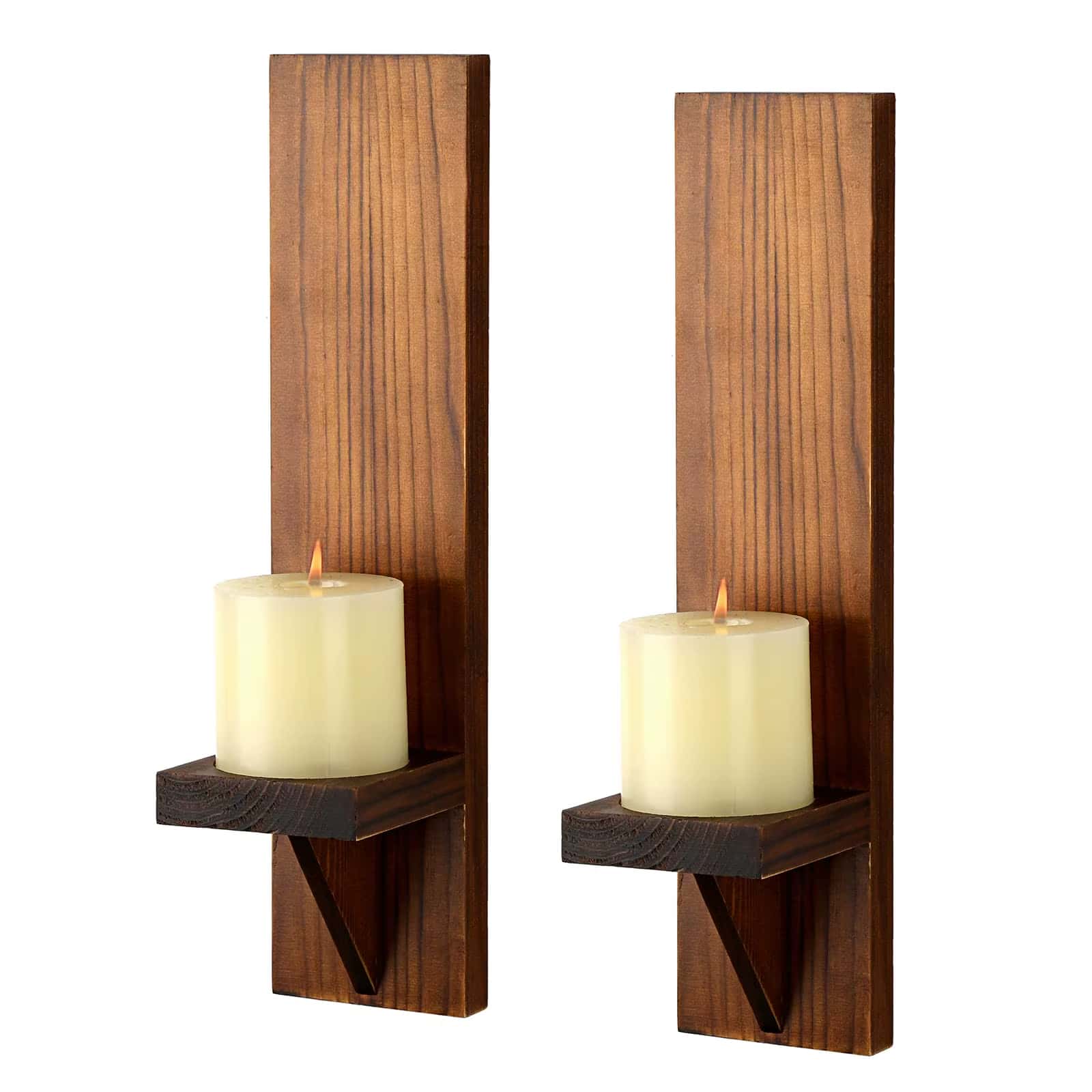 Lot de 2 Supports Vintages en Bois