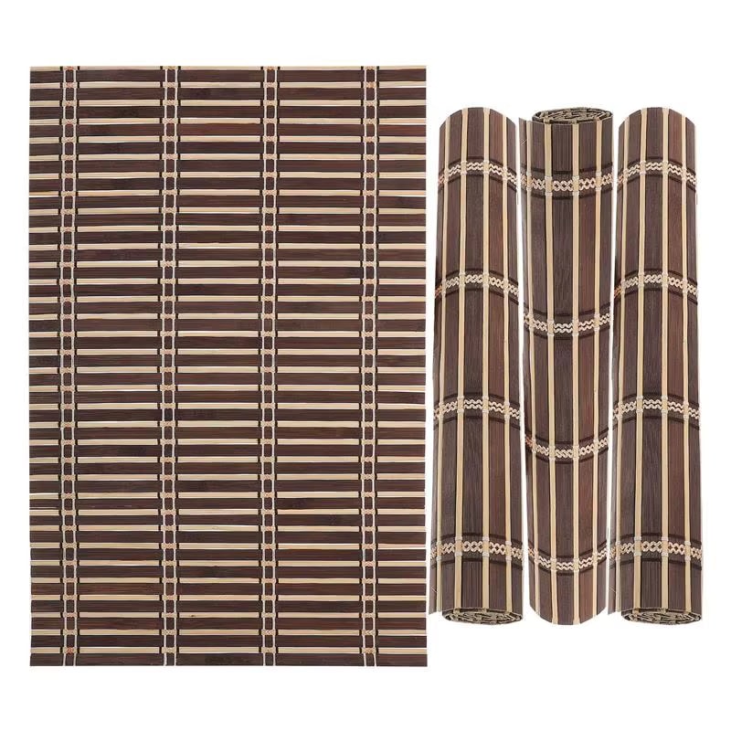 Lot de 4 Sets de Table Bambou Pliables