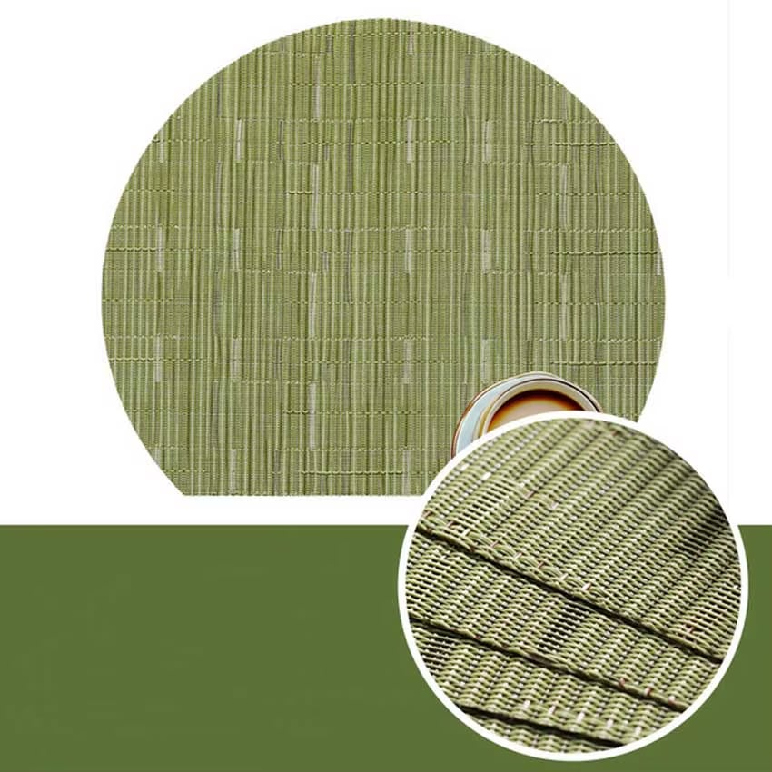 Lot de 4 Sets de Table Bambou Verts