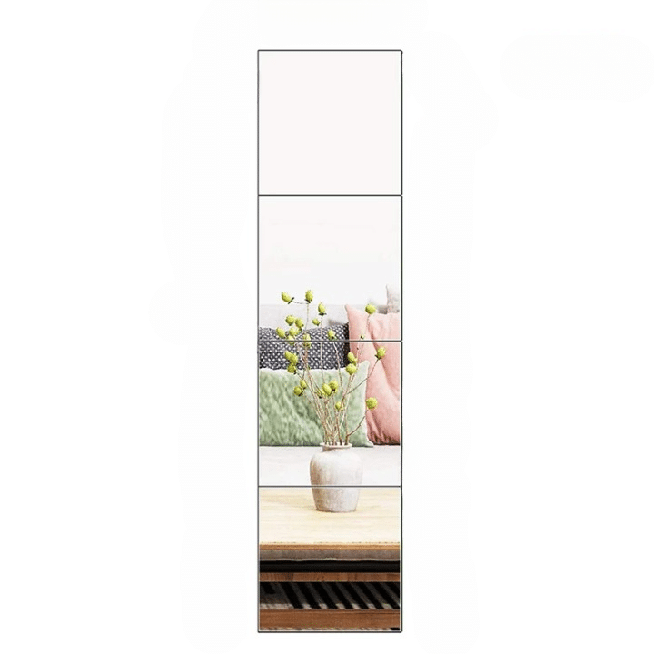 Lot de Quatre Miroirs Porte Flexibles en Acrylique