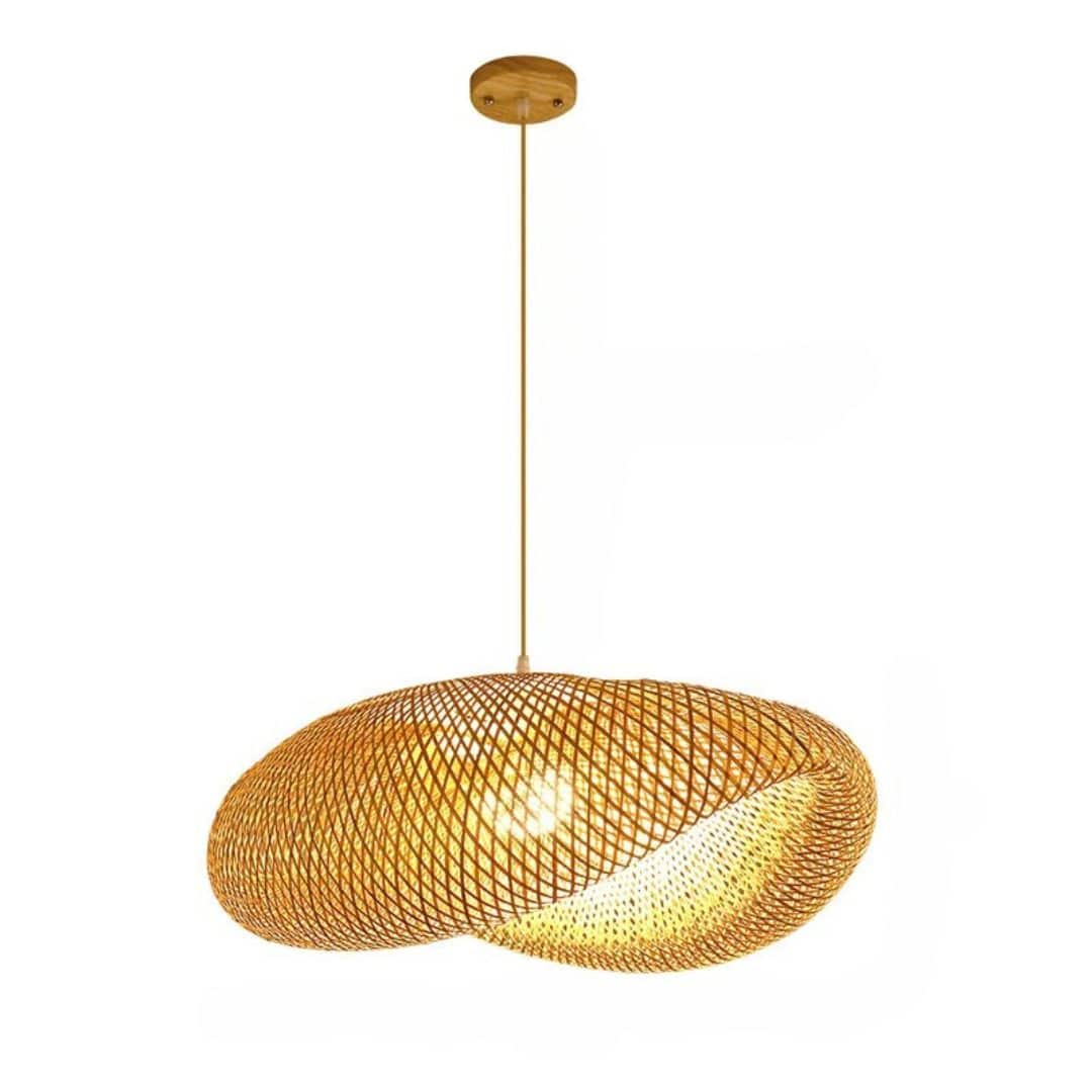 Lustre naturel ondulé